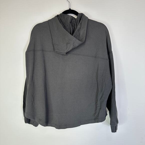 NEW Knix Good To Go Oversized Hoodie Charcoal Grey Size Medium - Picture 9 of 12